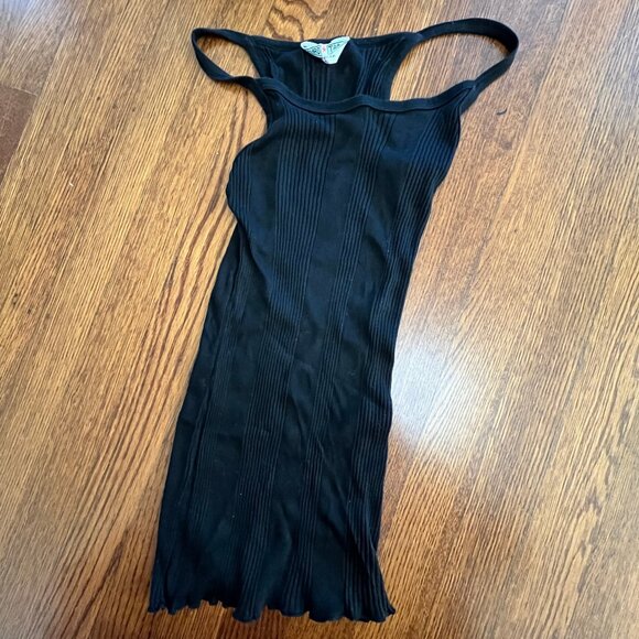 Hard Tail 100% Cotton Skinny Tank in Black - Very Soft - L - NWOT - Made in USA - Picture 2 of 13